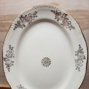 Homer Laughlin Golden Rose Oval Platter